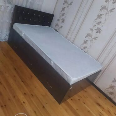 Təknəfərlik uşaq çarpayıları: Oğlan və qız üçün, Yeni, Çarpayı, Bazasız, Matras ilə, Siyirməli — 4