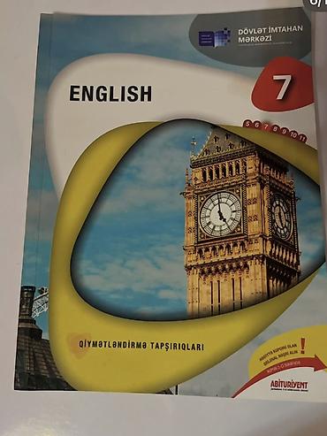 Школьные учебники: Məhsul: “English 7” – Qiymətləndirmə Tapşırıqları kitabı Təsvir: - — 1