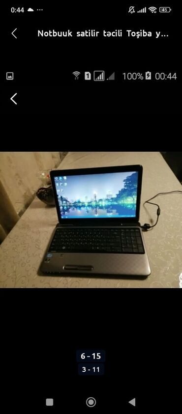 işlənmiş notebook satışı: Noutbuk satilir Toşiba