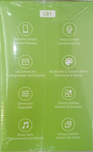 led lamp: ZKTeco LB1 Ağıllı LED Lamp - Rənglənə bilən ağıllı lampa: çoxrəngli — 3