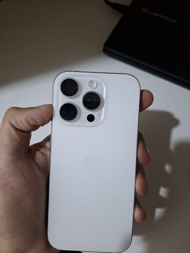 iphone arxa şüşə: IPhone 16 Pro, 256 GB, White Titanium
