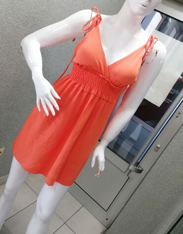 benetton zenske haljine: S (EU 36), color - Orange, Other style, With the straps