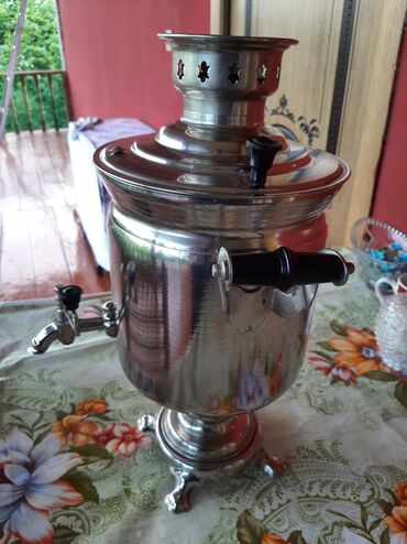 xaladenik ev ucun: İşlənmiş Od Samovar, 5 l, Ödənişli çatdırılma