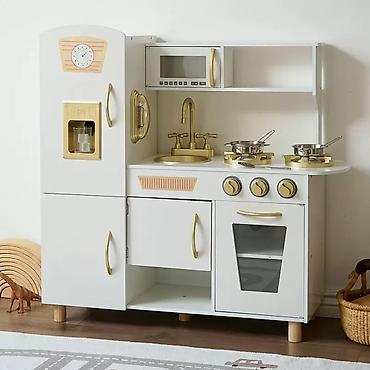 Оюнчуктар: Детская игровая кухня из дерева с аксессуарами - Реалистичный — 4