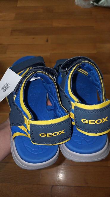 Детская одежда и обувь: Цвет - Синий Босоножки, Geox, Размер: 36, Унисекс — 4