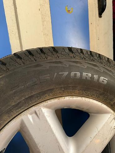стук клин: Продаётся шина с диском бу. Размер 225/70R16. Бренд Kapsen — 3