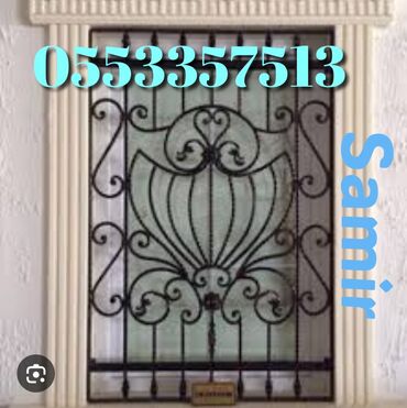 демир дарваза: Yeni Stair railing, Dəmir