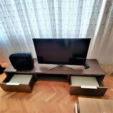 Mebel: İşlənmiş, Düz TV altlığı, Polkalı, Taxtalı — 3