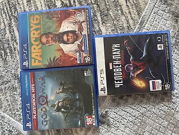 Farcry6 -1500
spider man - 1700
god of war-800 at lalafo.kg Farcry6 -1500
spider man - 1700
god of war-800