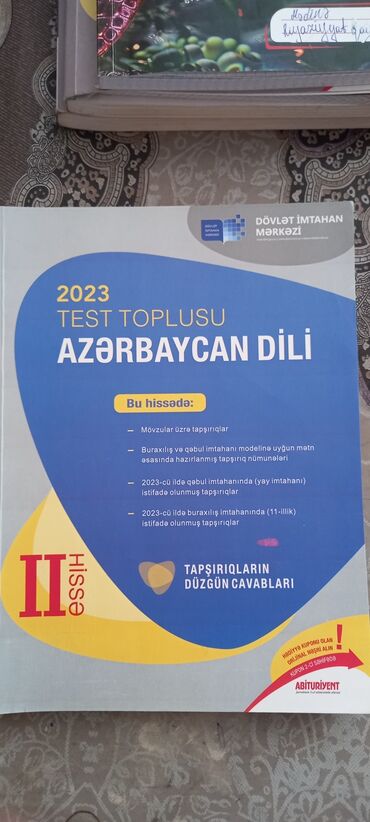 Azərbaycan dili dim 2 ci hissə içi tərtəmizdir az işlənib buyurun