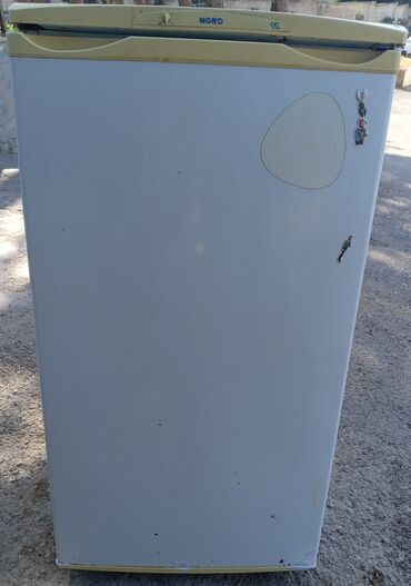 mebel içi sobalar: İşlənmiş 1 qapılı Nord Soyuducu Satılır, rəng - Ağ, Dolab içi