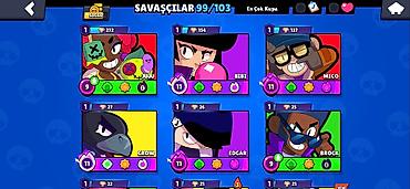 apple watch 7: Brawl Stars oyunu üçün inkişaf etmiş hesab - Kupa yolu: 50 560 - — 3