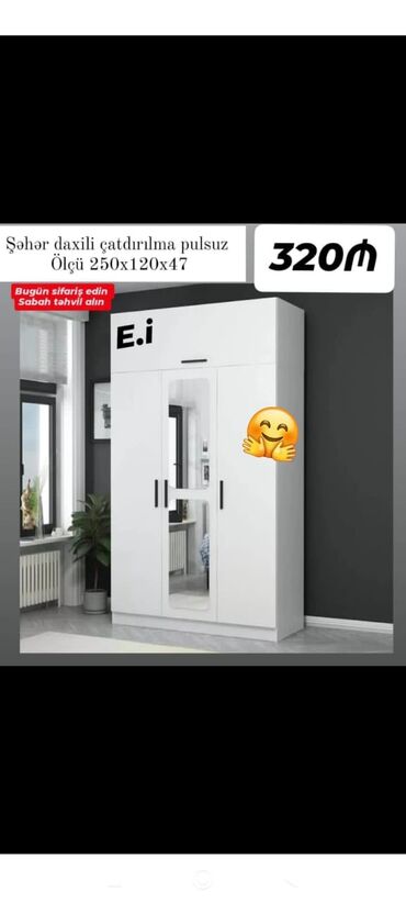 шифоньер: Yeni, Düz dolab, Qarderob, paltar dolabı