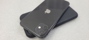 запчасти айфон 11: IPhone 11, Б/у, 64 ГБ, Черный, Чехол, 80 %