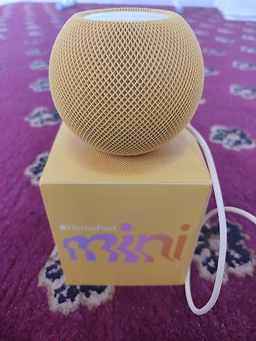 колонка сири: Apple HomePod mini — компактная умная колонка в жёлтом цвете — 1