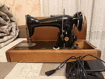 Tikiş maşınları: 70-80 ilin Maşini Mexaniki-elektrik kombinə edilmiş tikiş maşını - — 1