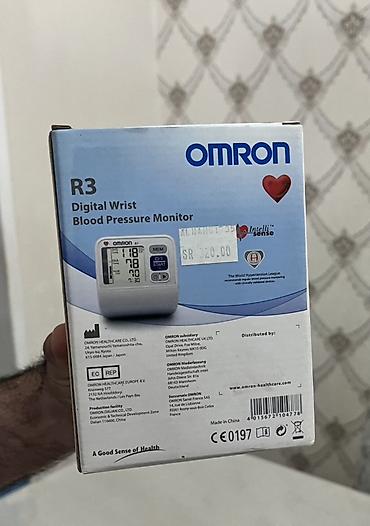 nimo tonometr: Omron R3 Digital Wrist Blood Pressure Monitor Xüsusiyyətlər: - Bilək — 1