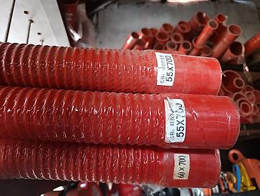 bora: Qırmızı silikon şlanq və birləşdiricilər – müxtəlif ölçü və formalarda — 1