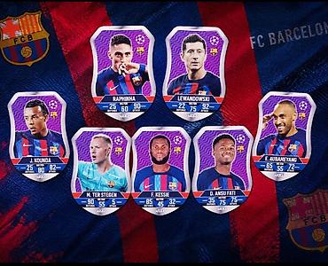 FC Barcelona futbol kartları kolleksiyası