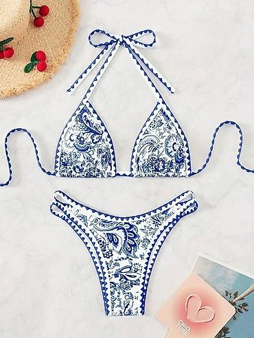 Kupaći kostimi: Dvodelni kupaći kostim – šareni mandala print - Gornji deo — 32