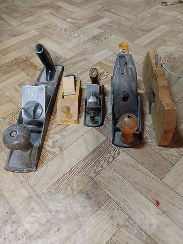 əl ağacı: Ağac emalı üçün əl rəndələri dəsti - 5 ədəd müxtəlif ölçü və tipdə — 2