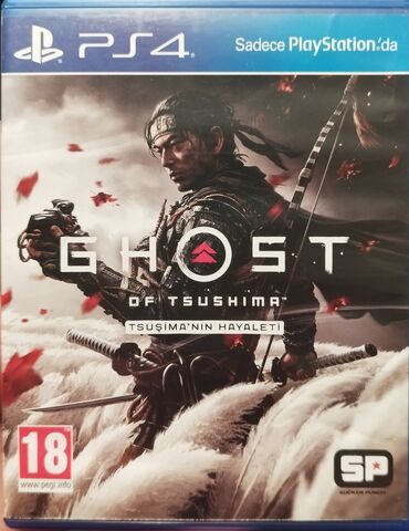 islenmis diskilerin satisi: Ghost of tsushima satılır PlayStation 4 üçün disk yaxşı vəziyyətdədir