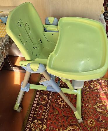 Балдар дүйнөсү: Тамактандыруучу отургуч, Колдонулган, Peg perego, Трансформер, түсү - Жашыл, Өзү алып кетүү — 2