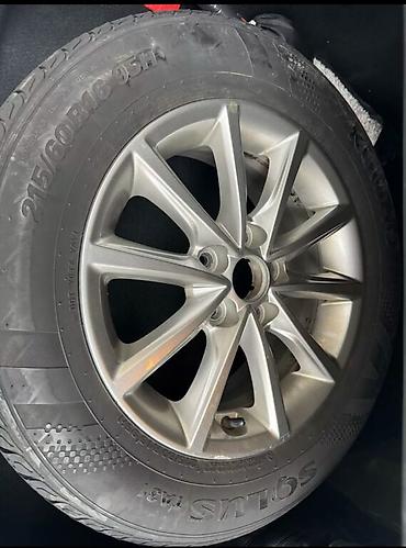 r16 sonata: Колеса в сборе 205 / 65 / R 16, Лето, Б/у, 1 шт, Легковые, Литые, отверстий - 5 — 1