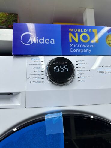 Стиральные машины: Стиральная машина Midea, Новый, Автомат, До 6 кг, Узкая — 11