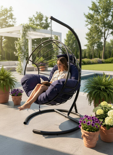 Qamaklar: Asma yellencək kreslo Yenidir, istifadə olunmayıb.Ölçüləri evimə uyğun — 1