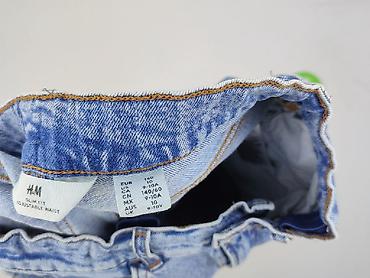 hm cargo pants: Spodnie jeansowe, H&M, 10 lat, 140, stan - Bardzo dobry — 6