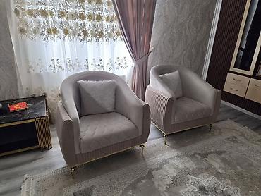 Qonaq otağı dəstləri: Lüks qonaq otağı və yemək otağı mebel dəsti Tərkibi: - Yemək masası — 3