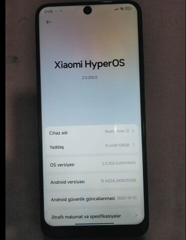 iphone 7 plus копия: Redmi Note 12 Discovery, 128 GB, rəng - Boz, Düyməli, Barmaq izi, İki sim kartlı