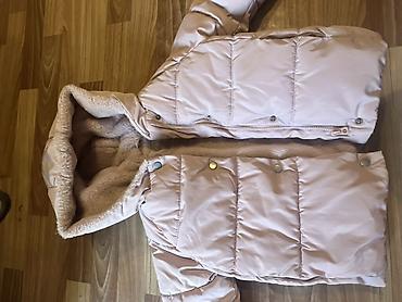 продам детские вещи бу: Детская куртка ZARA с утеплением и мягким плюшевым подкладом. Размер — 3