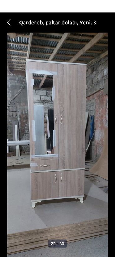 Dolablar: Yeni, Açılan, 3 qapılı Düz dolab, Qarderob, paltar dolabı, Azərbaycan — 8