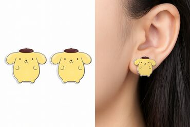 шакек муруской: Милые серьги-гвоздики Pompompurin — яркий аксессуар для поклонников