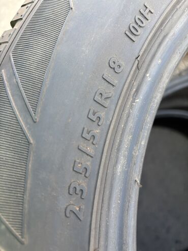 Шины: Шины 235 / 55 / R 18, Зима, Б/у, Комплект, Германия, DUNLOP — 7