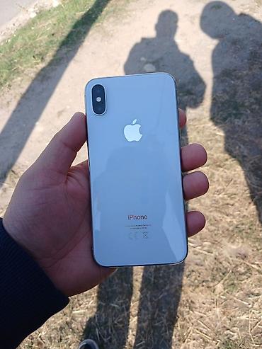 iphone 8 бу: IPhone X, Б/у, 64 ГБ, Серебристый, Чехол, 100 % — 1