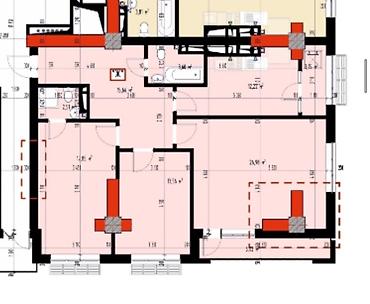 2 8: 3 комнаты, 100 м², Асанбай мкр Элитка, 7 этаж, ПСО (под самоотделку) — 2