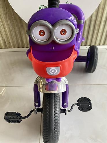 yamaha 49cc: Uşaqlar üçün 3 təkərli velosiped. Parlaq bənövşəyi rəngdə, sevimli — 3