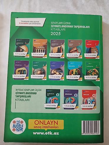canta satışı: Məhsul: Coğrafiya 2025 – Test Toplusu (I hissə) Xüsusiyyətlər: - — 3