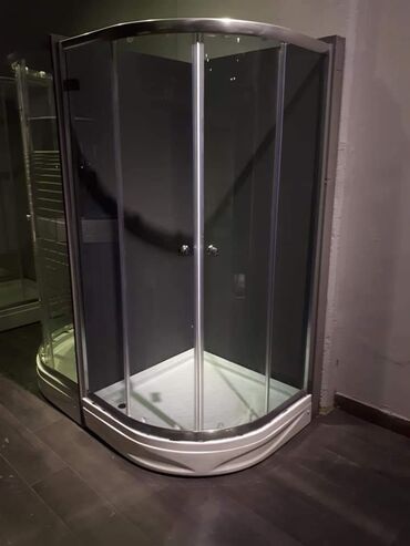 Duş kabinaları, arakəsmələr: Yeni Üstü açıq kabina, Düzbucaqlı, Ödənişli çatdırılma — 11