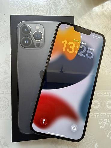 ıphone 13 pro max: IPhone 13 Pro Max, графитовый цвет 128GB. Оригинальная коробка в — 1
