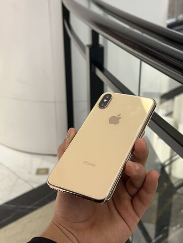 Apple iPhone: IPhone Xs Max, Б/у, 256 ГБ, Золотой, Чехол, 100 %