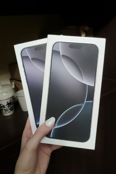 новые смартфоны: IPhone 16 Pro Max, 512 ГБ, White Titanium, Зарядное устройство, Кабель, Коробка, 100 %