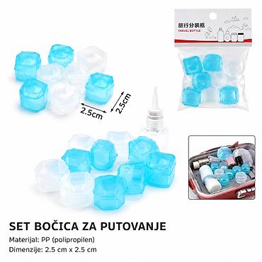 KMT Plavi-beli kvadratni plastični kockasti led 298248 Praktičan