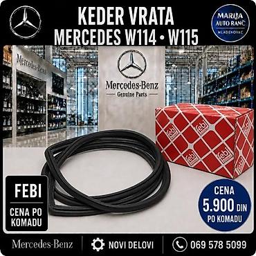 Delovi motora: KEDER SOFERSAJBNE STUBOVA VRATA MERCEDES W114 W115 MINIKA | Keder — 5