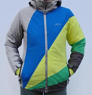 Zimske jakne: Ženska/zimska jakna sa kapuljačom – višebojna - Dizajn: geometrijski — 4