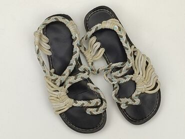 bluzki szara damskie: Sandals for women, 40, condition - Good