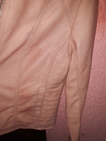 Ostale jakne, kaputi, prsluci: Jakna od eko koze na cibzar, roze boje. XL. Placanje unapred post — 5